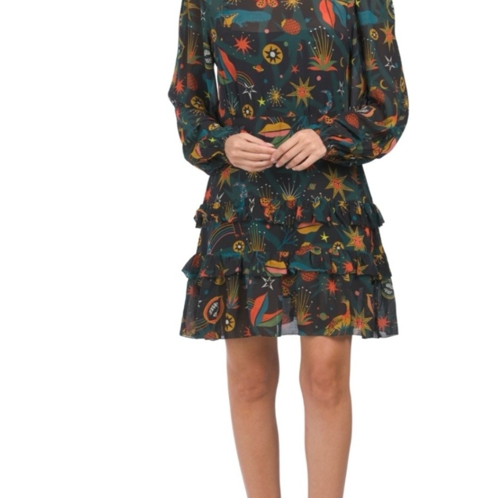 Farm Rio BLACK SKY
MINI DRESS
SKY BLACK